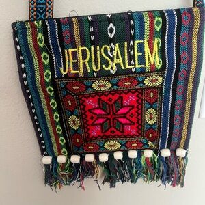 Colorful Jerusalem Tapestry Bag